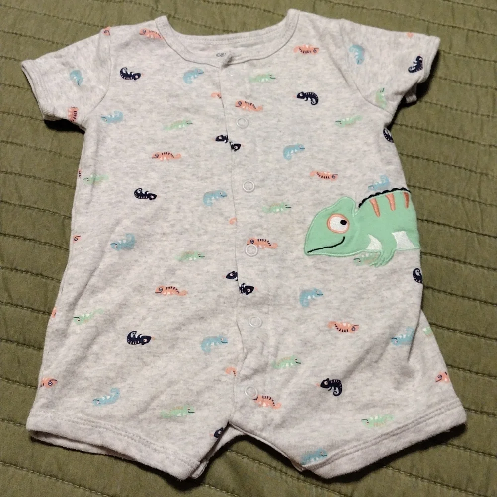Carter's Short Sleeve Rompers - Picture 4 of 10